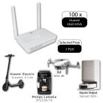 100 sztuk Huawei HG8145V6 (terminal GPON ONT Wi-Fi 5 AC1200) z wybraną nagrodą za 1 zł