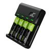 Green Cell GRSETGC02 VitalCharger ładowarka do akumulatorów AA/ AAA Ni-Mh, w zestawie 4 akumulatorki AAA