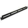 Patchpanel, 24 porty UTP kat. 6, standard rack 19", wysokość 1U, złącza krone LSA