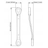 RF Elements RRW1013 klucz z grzechotką 10 / 13 mm