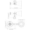 RF Elements SH20WB antena sektorowa typu horn (symetryczna) 20°, 21 dBi, 5 + 6 GHz, TwistPort