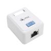 Solarix SX108-5E-STP-WH natynkowe gniazdko ekranowane kat. 5e, 1x RJ45