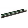 Solarix SX24L-6-UTP-BK patch panel 1U 24x RJ45 kat. 6 UTP z listwą wspornikową, czarny