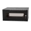 Stalflex RC19-4U-450GB szafa Rack 19" 4U 450 mm, drzwi szklane, czarna (wisząca)