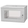 Stalflex RC19-6U-450GG szafa Rack 19" 6U 450 mm, drzwi szklane, szara (wisząca)