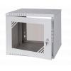 Stalflex RC19-9U-600GG szafa Rack 19" 9U 600 mm, drzwi szklane, szara (wisząca)