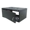 Stalflex S-RC19-4U-350MB szafa Rack 19" 4U 350 mm, drzwi pełne, czarna (wisząca)