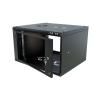 Stalflex S-RC19-6U-450GB szafa Rack 19" 6U 450mm Szkło Czarna