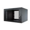 Stalflex S-RC19-6U-450GB szafa Rack 19" 6U 450mm Szkło Czarna