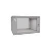 Stalflex S-RC19-6U-450GG szafa Rack 19" 6U 450 mm, drzwi szklane, szara (wisząca)