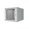 Stalflex S-RC19-9U-600GG szafa Rack 19" 9U 600 mm, drzwi szklane, szara (wisząca)