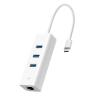 TP-Link UE330C Karta sieciowa Ethernet do USB 3.0 typu C z 3-portowym Hubem USB 3.0